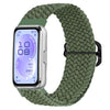 Correa de reloj de nailon tejido con hebilla deslizante para Huawei Band 11 / Band 11 Pro (verde)
