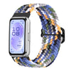 Correa de reloj de nailon tejido con hebilla deslizante para Huawei Band 11 / Band 11 Pro (color mezclilla)