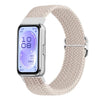 Correa de reloj de nailon tejido con hebilla deslizante para Huawei Band 11 / Band 11 Pro (Starlight)