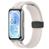 Correa de silicona negra plegable con cierre magnético para Huawei Band 11 / Band 11 Pro (Starlight)