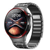 Correa de acero inoxidable magnética estilo AP con botón pulsador sin costuras para Huawei Watch 4 Pro (gris titanio)
