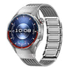Correa de acero inoxidable (titanio) con cierre magnético y botón pulsador para Huawei Watch GT6 Pro.