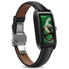 Reloj inteligente Dora T para mujer con pantalla AMOLED de 1,13 pulgadas, resistente al agua IP68 y compatible con monitorización de la salud (negro).
