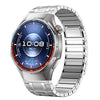 Correa de acero inoxidable magnética estilo AP con botón pulsador sin costuras para Huawei Watch GT6 Pro (Titanio)