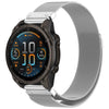 Correa de acero inoxidable magnética milanesa integrada Tactix de 26 mm para reloj Garmin (plateada)