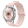 Correa de reloj de silicona de 20 mm con diseño de líneas (rosa ahumado morado)
