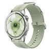 Correa de reloj de silicona de 20 mm con estampado de líneas (gris, verde, verde militar)