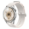 Correa de reloj de silicona de 20 mm con diseño de líneas (Starlight Milky Tea)