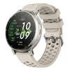 Correa de reloj de silicona perforada con textura de onda de 20 mm (Starlight)