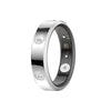 Anillo inteligente HR01 talla 10, compatible con monitorización de frecuencia cardíaca, oxígeno en sangre, sueño y ciclo menstrual femenino (plateado).