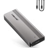Adaptador de alta velocidad NVMe SATA de 10 Gbps para carcasa M.2 de doble bahía Lemorele SD2L
