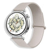 Correa de reloj de silicona con cierre magnético y estampado de lichi de 20 mm (Starlight)