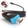 Adaptador multipuerto HDMI 4K Lemorele L100 con puerto USB tipo C y estación de acoplamiento con carga PD