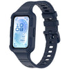 Correa de silicona de color sólido con NFC integrado para Huawei Band 11 Pro / 11 Pro (azul medianoche)