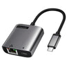 Adaptador periférico para portátil Lemorele TC35 con puerto USB-C de alta velocidad para expansión de puertos y transferencia de archivos.