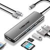 Estación de acoplamiento Lemorele TC38L 8 en 1 Tipo-C con adaptador de carga Gigabit PD compatible con HDMI