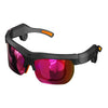 Gafas deportivas inteligentes S100 de 13 MP con IA, compatibles con llamadas Bluetooth, grabación con IA y control de música (negras).