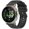 Correa de silicona transpirable del mismo estilo que la original para Amazfit Cheetah 2 Pro (negra)