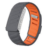 Correa de silicona bicolor estilo diamante completo para WHOOP 5.0 Regular (gris oscuro naranja)