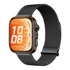 Correa de acero inoxidable milanesa de dos secciones con doble imán para Huawei Watch Fit 5 / Fit 5 Pro / Fit 4 (negra).
