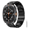 Correa de resina con cierre de mariposa de tres cuentas para Galaxy Watch Ultra de 47 mm / Ultra 2025 con herramienta de extracción (negra).