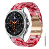 Correa de resina con cierre de mariposa de tres cuentas para Galaxy Watch8 / Watch8 Classic con herramienta para quitar (roja)