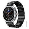 Correa de resina con cierre de mariposa de tres cuentas para Galaxy Watch8 / Watch8 Classic, incluye herramienta para quitarla (negra).