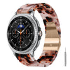 Correa de resina con cierre de mariposa de tres cuentas para Galaxy Watch8 / Watch8 Classic, con herramienta para quitar (rojo/gris).