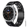 Correa de resina de tres cuentas con cierre de mariposa para Galaxy Watch8 / Watch8 Classic, incluye herramienta para quitarla (negro mixto).