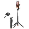 Trípode extensible automático T35 para fotografía, con Bluetooth y palo selfie con control remoto.