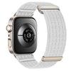 Correa de reloj de nailon tejido transpirable de dos secciones con cierre de velcro para Huawei Watch Fit 5 / Fit 5 Pro / Fit 4 (gris claro)