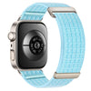 Correa de reloj de nailon tejido transpirable de dos secciones con cierre de velcro para Huawei Watch Fit 5 / Fit 5 Pro / Fit 4 (azul isla)