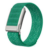 Correa de reloj WHOOP 5.0 con electrocardiograma, de nailon bicolor con cierre de velcro (verde copo de nieve).