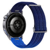 Correa de reloj de nailon transpirable de dos secciones con botón de liberación rápida de 20 mm (azul competición)