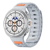 Correa de silicona magnética de color sólido con estampado de puntos para Galaxy Watch9/8/9 Classic/8 Classic (gris claro)