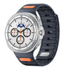 Correa de silicona magnética de color sólido con estampado de puntos para Galaxy Watch9/8/9 Classic/8 Classic (azul medianoche).