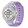 Correa de silicona magnética de color liso con estampado de puntos para Galaxy Watch9/8/9 Classic/8 Classic (lila)