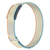 Correa de reloj de nailon con cierre de velcro para Amazfit Helio (naranja beige)