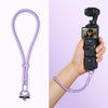 Correa de muñeca ajustable con bloqueo automático y antipérdida para cámara DJI Osmo Pocket 4 / 3 (Lila)