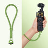 Correa de muñeca ajustable con bloqueo automático y antipérdida para cámara DJI Osmo Pocket 4 / 3 (verde matcha)
