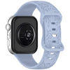 Correa de silicona con hebilla de mariposa y estampado de girasol para Huawei Watch Fit 5 / Fit 5 Pro / Fit 4 (azul claro)