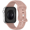 Correa de silicona con hebilla de mariposa y estampado de girasoles para Huawei Watch Fit 5 / Fit 5 Pro / Fit 4 (rosa arena)