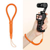 Correa de muñeca ajustable para cámara, estilo correa delgada, con sistema antipérdida y autobloqueo (naranja)