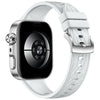 Correa de silicona de color sólido con textura de nervaduras de hoja para Huawei Watch Fit 5 / Fit 5 Pro / Fit 4 (gris)