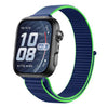 Correa de reloj de nailon con cierre de velcro estilo delgado para Huawei Watch Fit 5 / Fit 5 Pro / Fit 4 (azul verdoso)