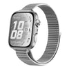 Correa de reloj de nailon con cierre de velcro estilo delgado para Huawei Watch Fit 5 / Fit 5 Pro / Fit 4 (Gris cielo)