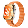 Correa de reloj de nailon con cierre de velcro estilo delgado para Huawei Watch Fit 5 / Fit 5 Pro / Fit 4 (naranja)