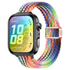 Correa de reloj trenzada de nailon con hebilla magnética delgada para Huawei Watch Fit 5 / Fit 5 Pro / Fit 4 (Nuevo arcoíris radiante)