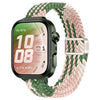 Correa de reloj trenzada de nailon con hebilla magnética delgada para Huawei Watch Fit 5 / Fit 5 Pro / Fit 4 (Cactus estrellado rosa)