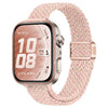 Correa de reloj trenzada de nailon con hebilla magnética delgada para Huawei Watch Fit 5 / Fit 5 Pro / Fit 4 (rosa estrellado)